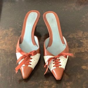 Lambertson Truex Kitten Heel Mule